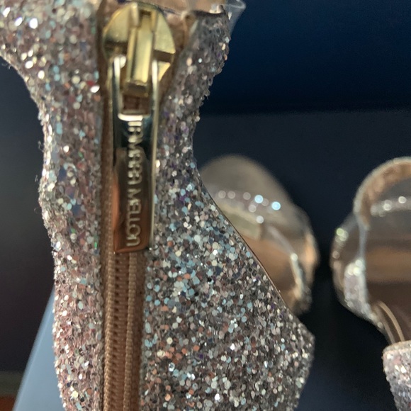 Tamara Mellon Frontline Sandal Blush (Glitter) - Picture 2 of 9